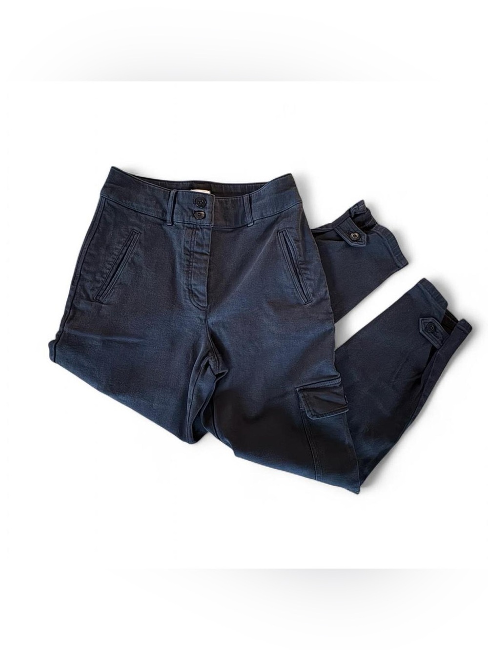 Wilfred Free Aritzia Black Barrel Leg Cargo Pants 6 Grunge Lagenlook High Rise